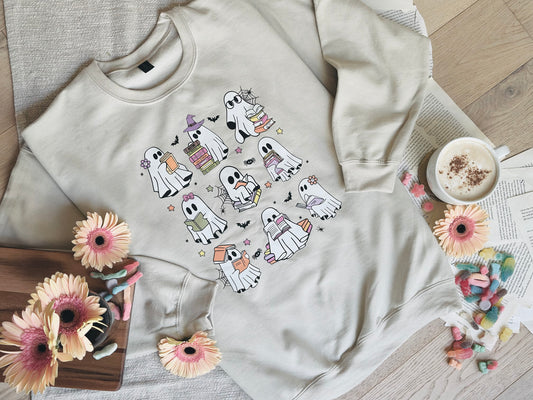 Sweater: Bookish Ghostie Crewneck