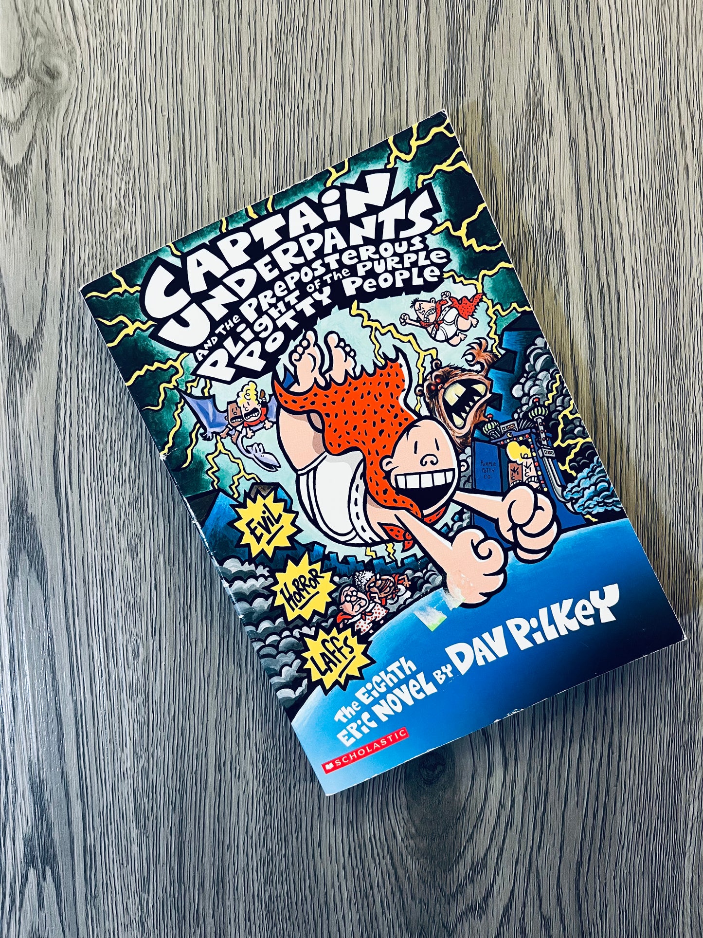 Captain Underpants Series by Dav Pilkey - Paperback Used