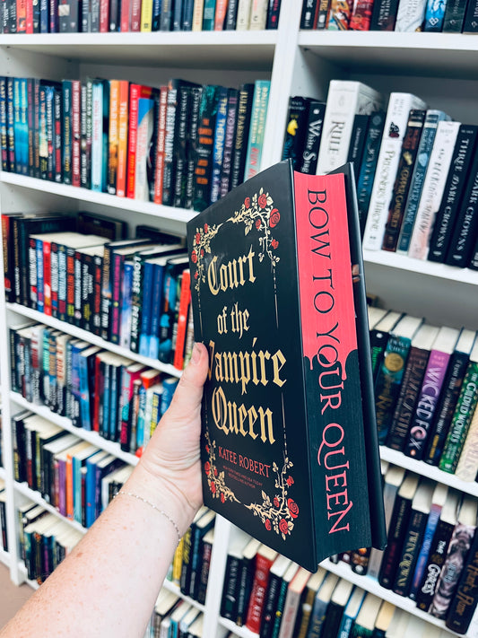 Court of The Vampire Queen (Bloodline Vampires #1-3) by Katee Robert - Hardcover Sprayed Edges - Used