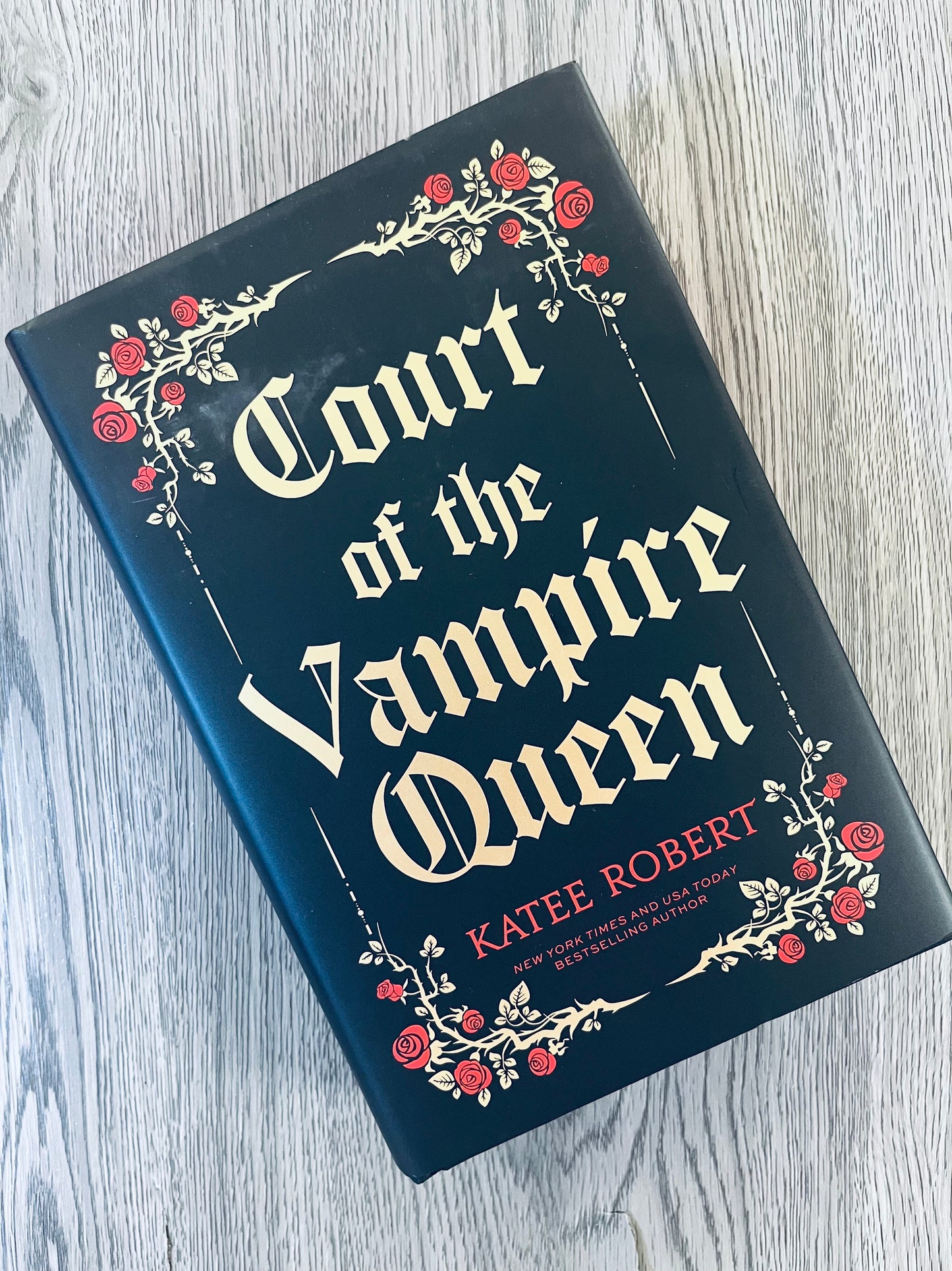 Court of The Vampire Queen (Bloodline Vampires #1-3) by Katee Robert - Hardcover Sprayed Edges - Used