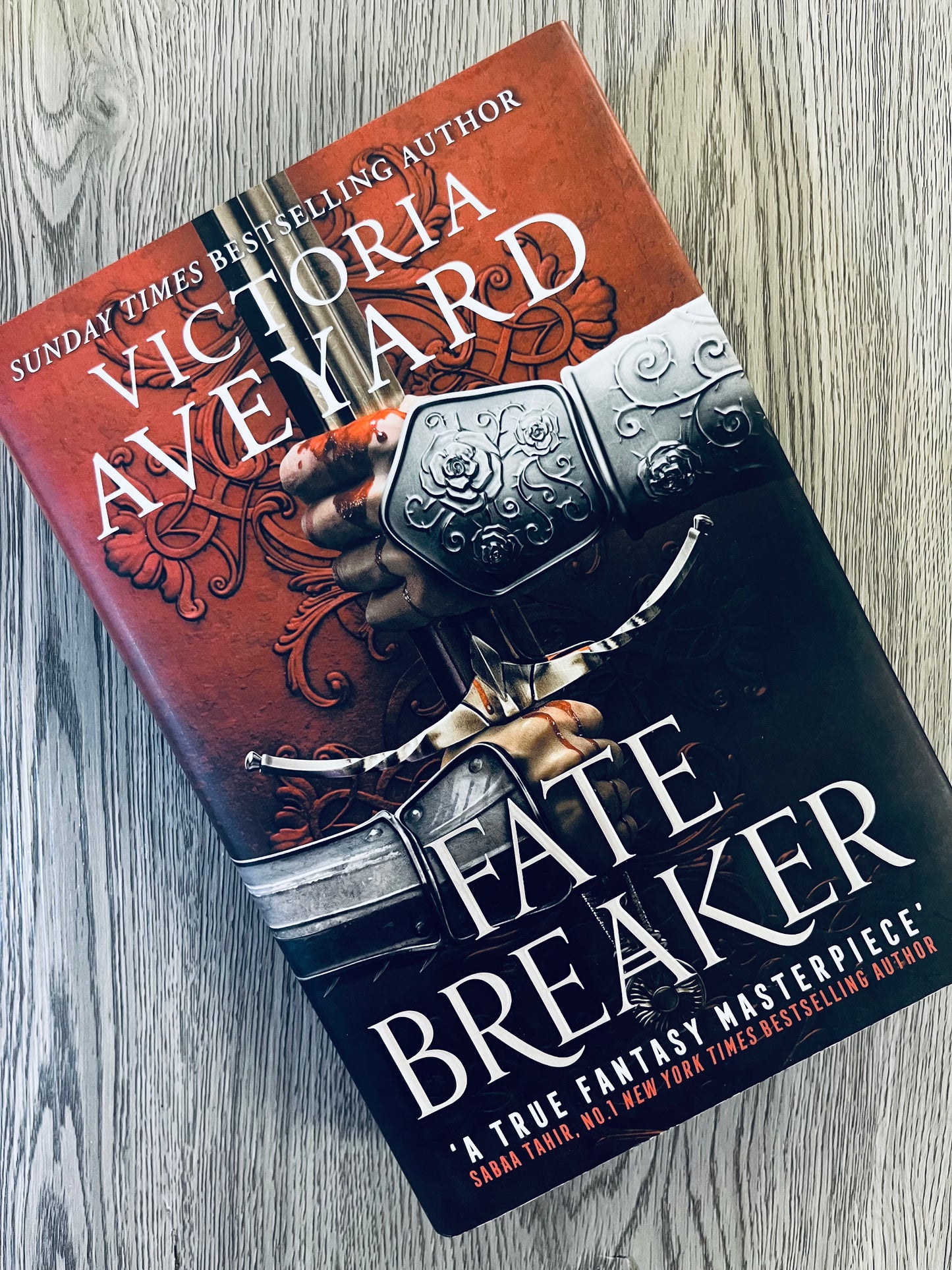 Fate Breaker (Realm Breaker #3) by Victoria Aveyard - Hardcover Sprayed Edges - Used