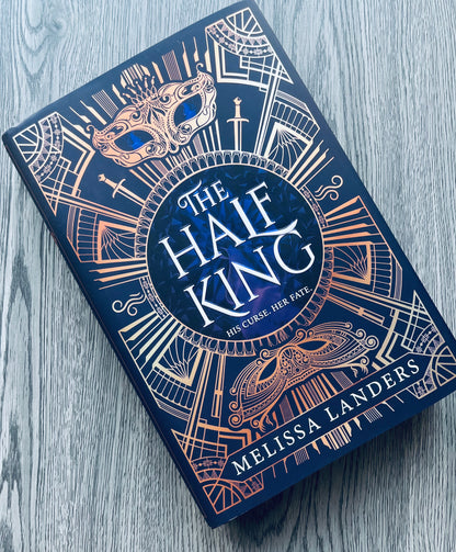 The Half King by Melissa Landers -  Hardcover Sprayed Edges Used