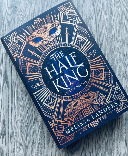 The Half King by Melissa Landers -  Hardcover Sprayed Edges Used