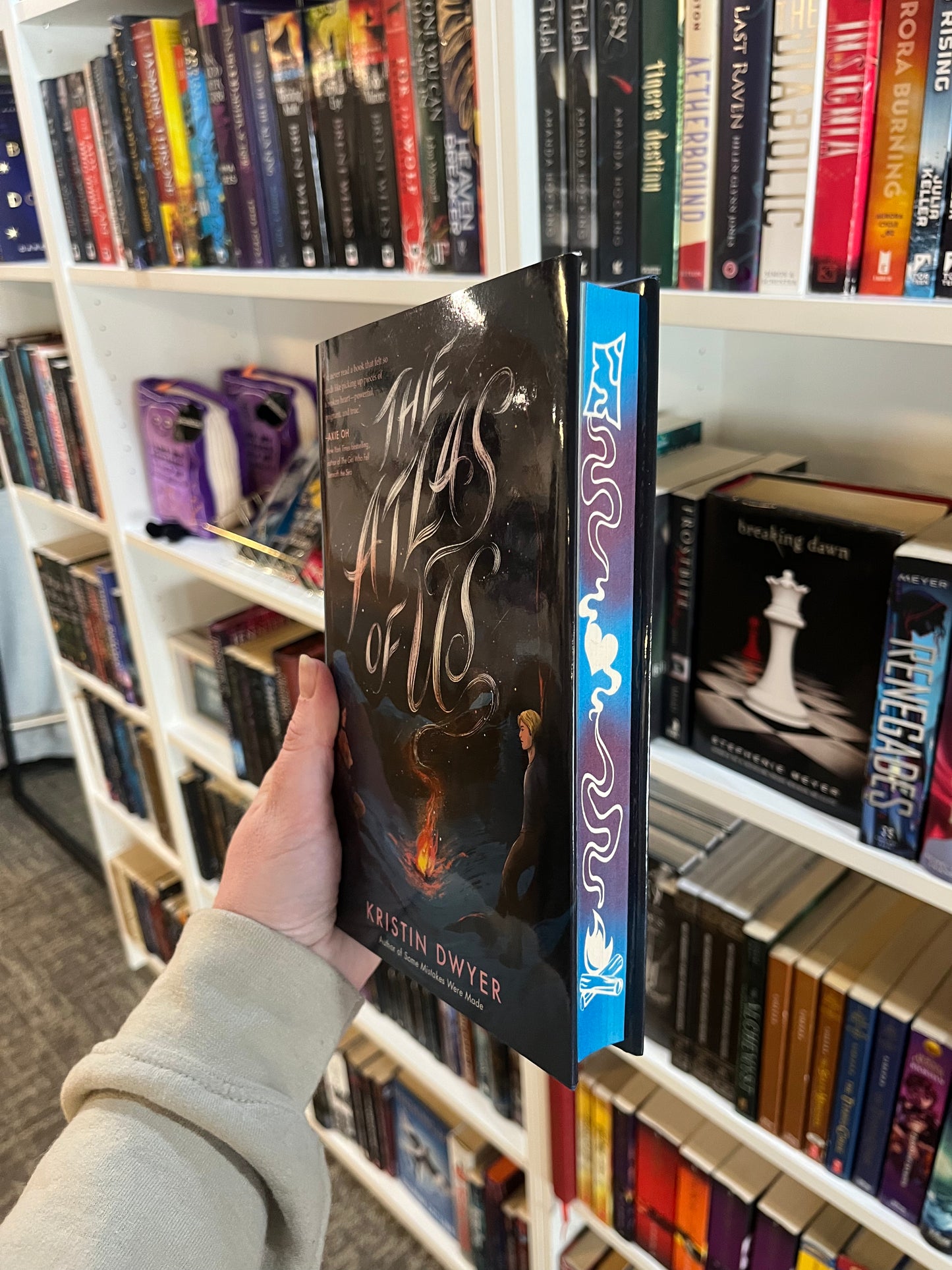 The Atlas of Us by Kristin Dwyer -  Hardcover Sprayed Edges Used