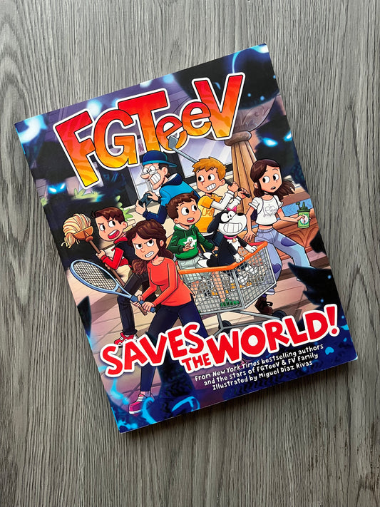 FGTeeV Saves the World (FGTeeV #2) by FGTeeV - Graphic Novel-Used