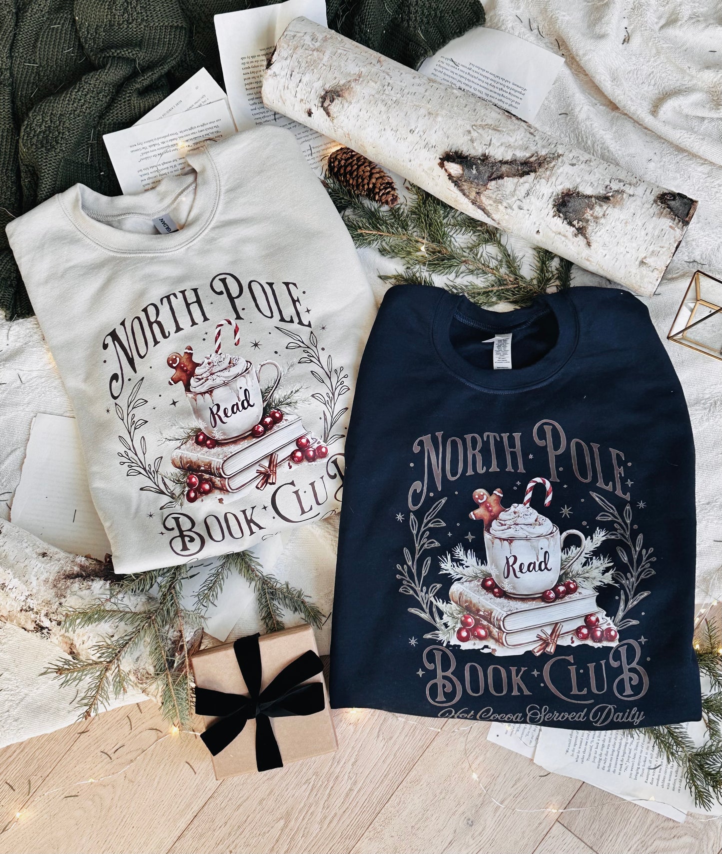 North Pole Book Club Crewneck