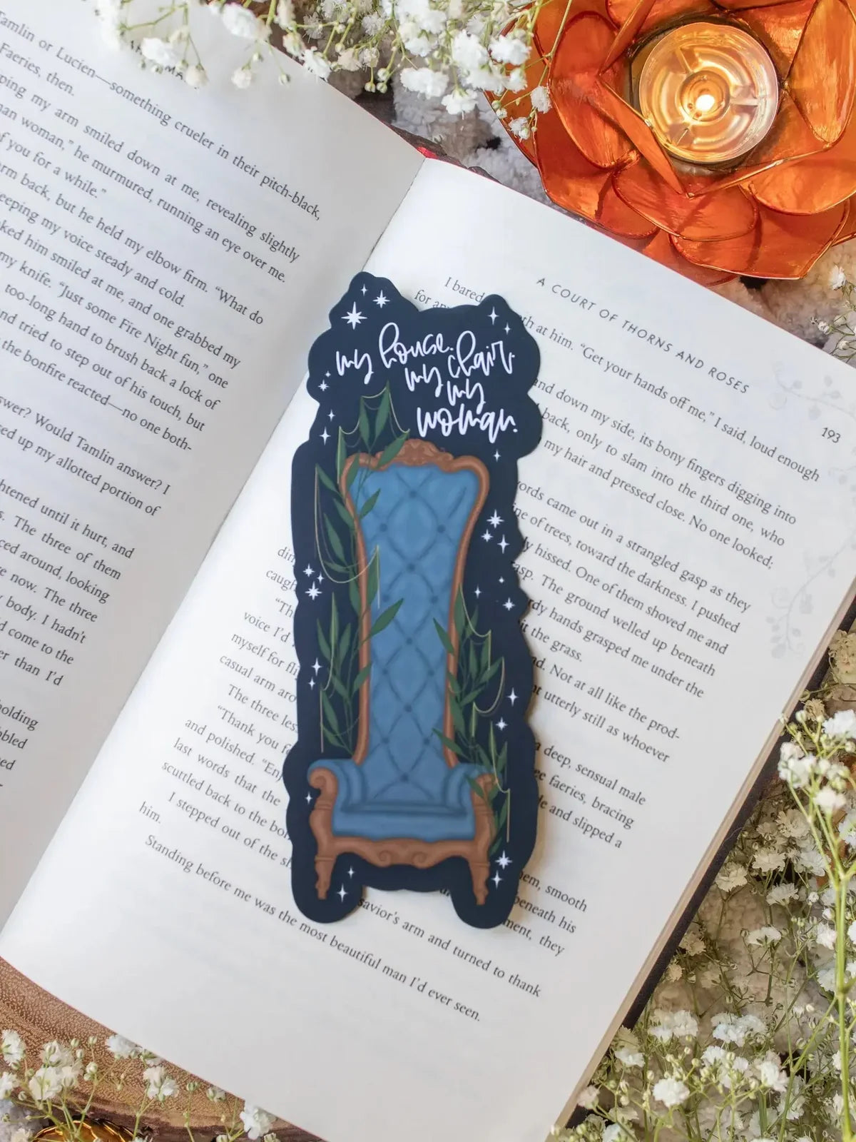 Meaggie Moos: Fourth Wing Bookmark