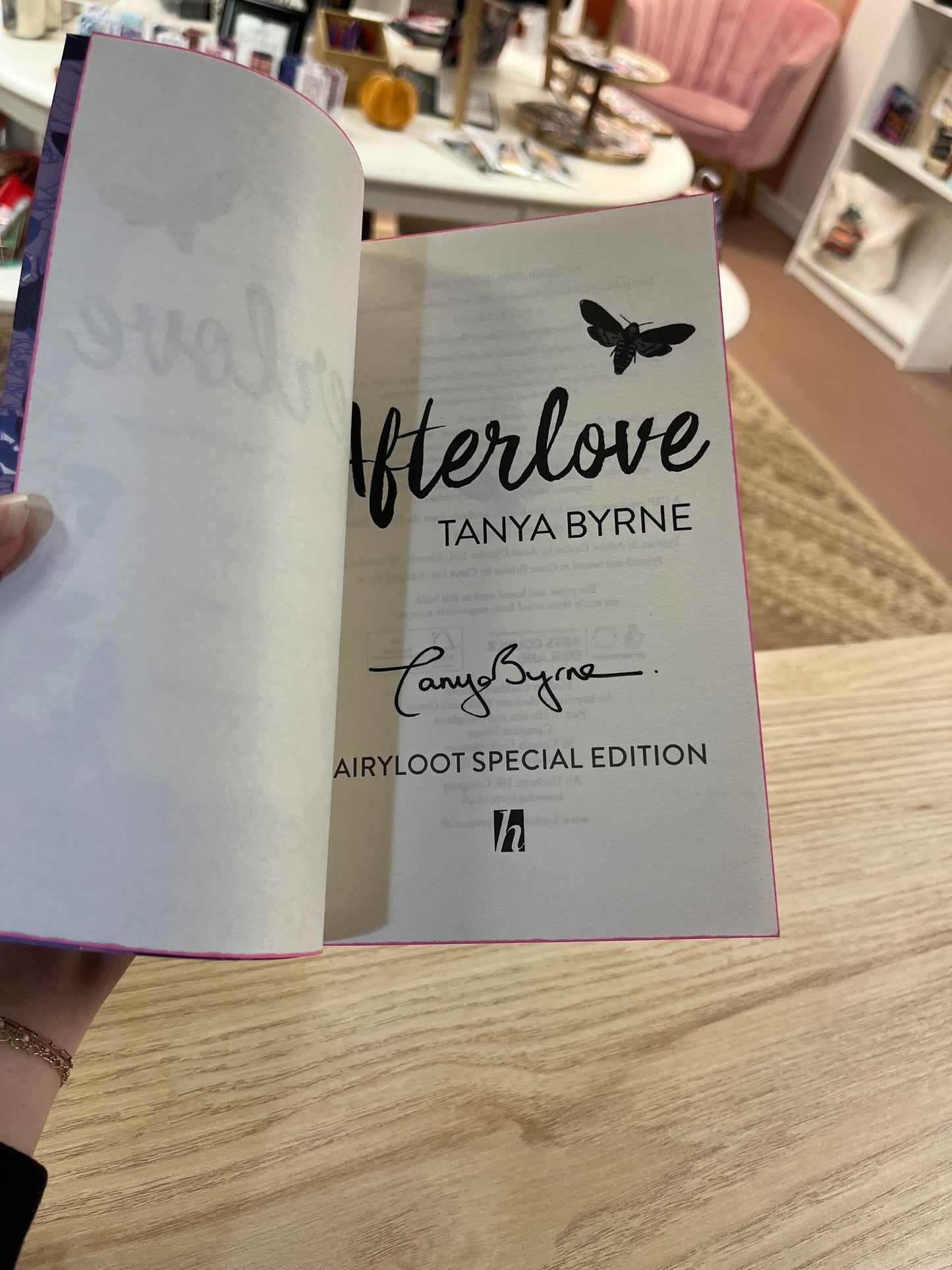 Afterlove by Tanya Byrne (Sprayed Edges & Signed)