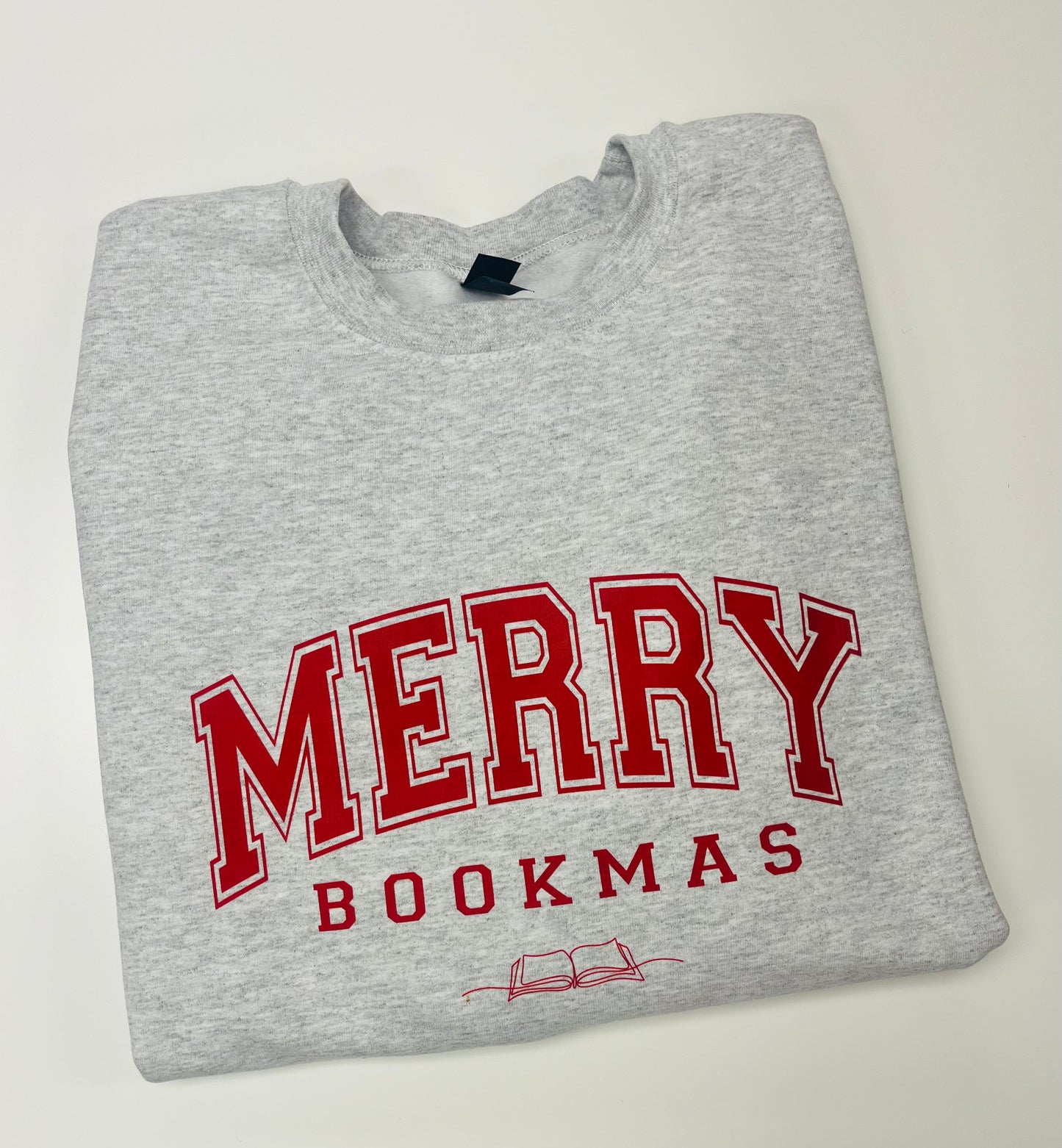 Merry Bookmas Varsity Crewneck