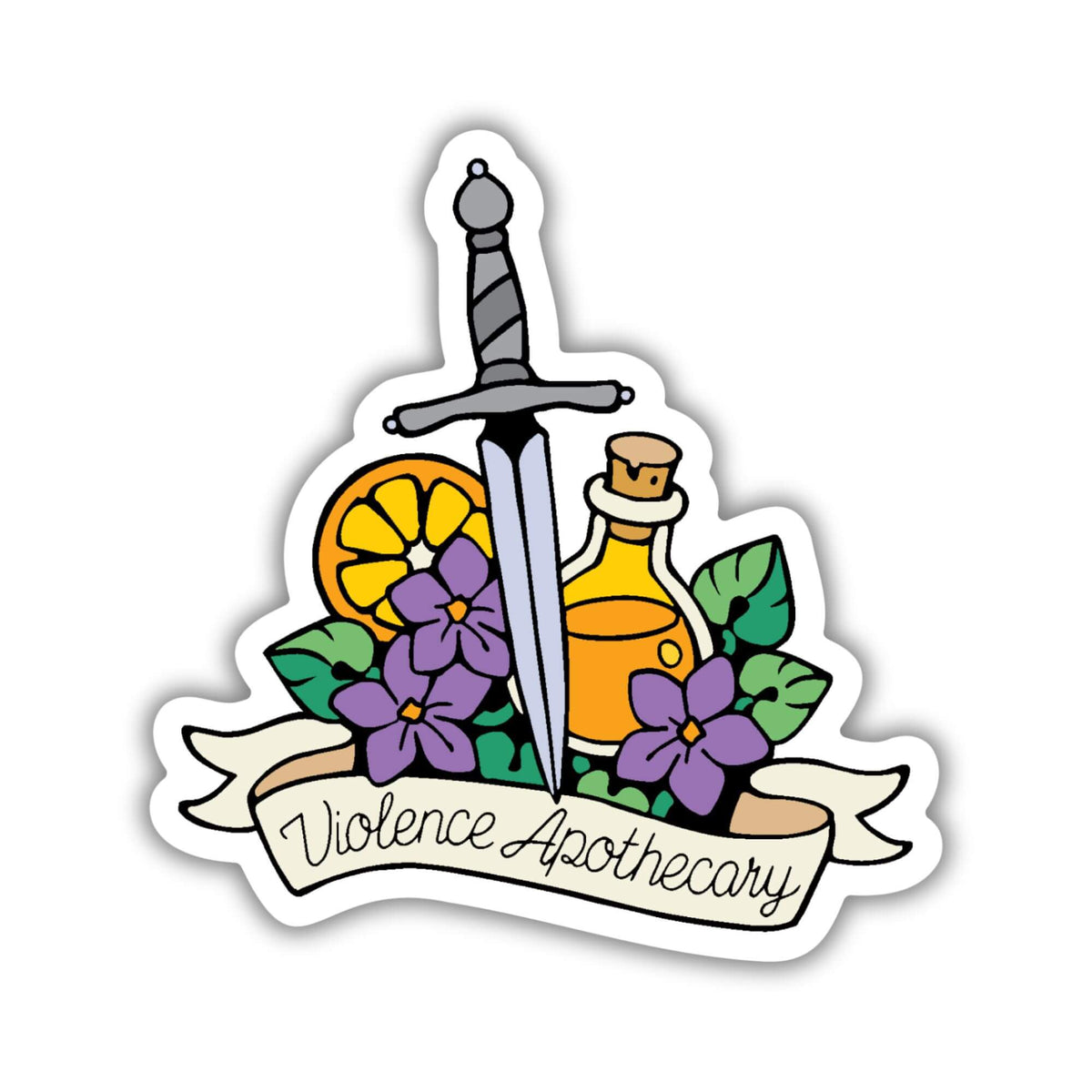 Violence Apothecary Sticker | Fourth Wing