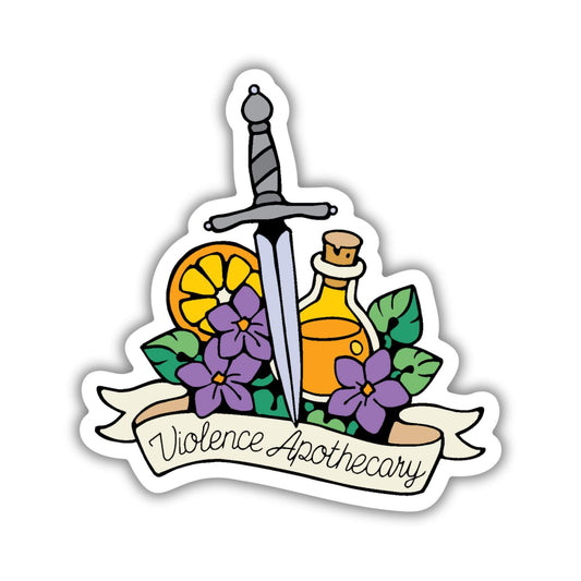 Violence Apothecary Sticker | Fourth Wing