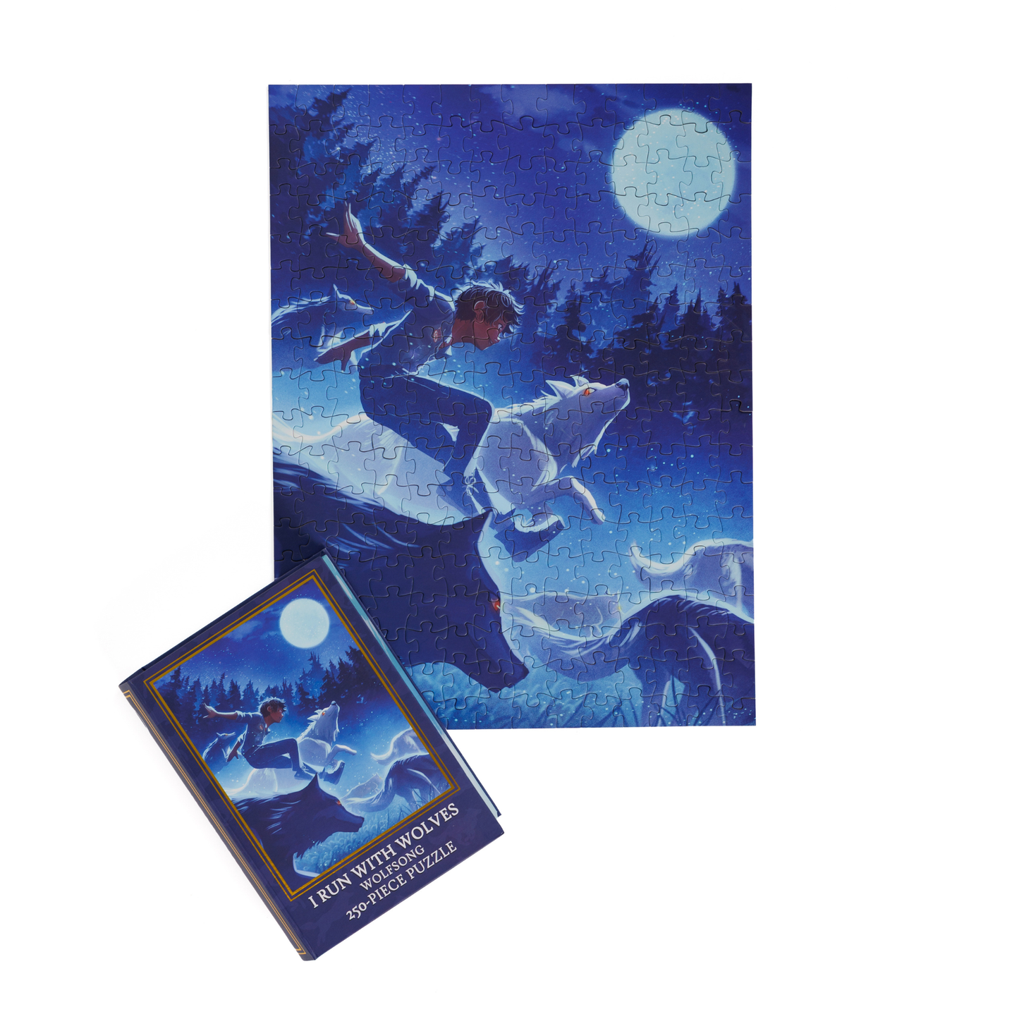 I Run With Wolves Keepsake Puzzle | Green Creek