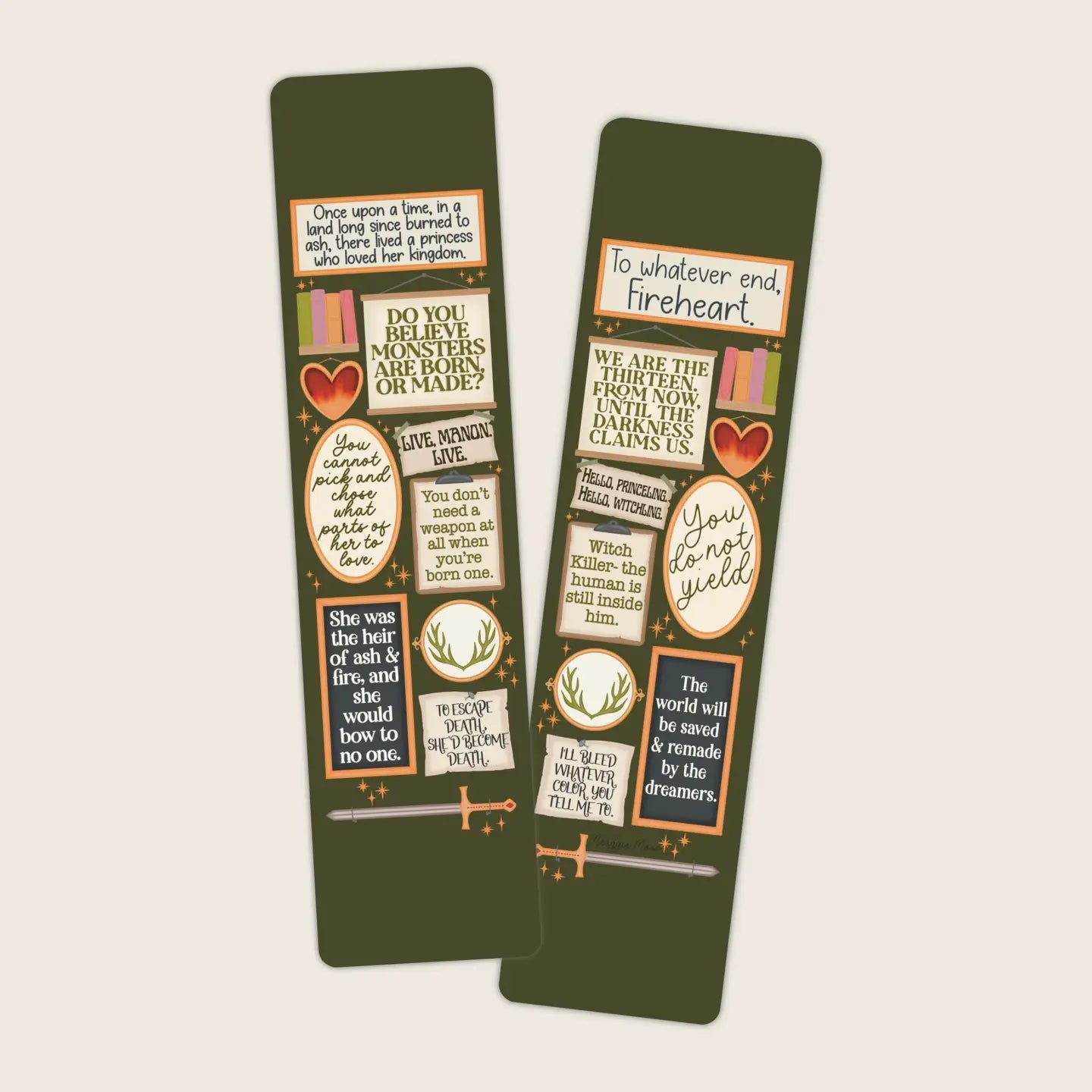 Meaggie Moos: ACOTAR & Throne of Glass Bookmarks