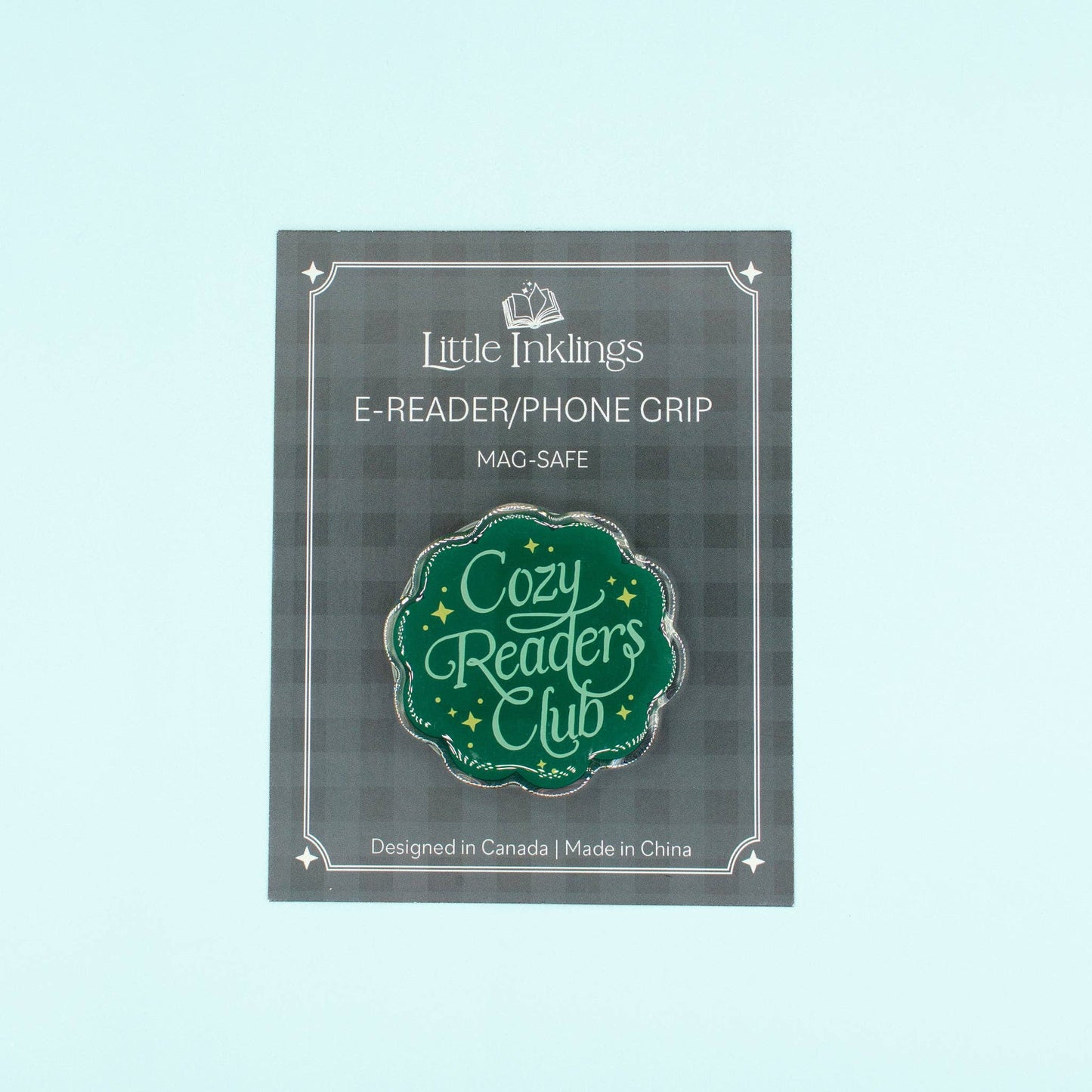 Cozy Readers Club- Phone/E-Reader Grip