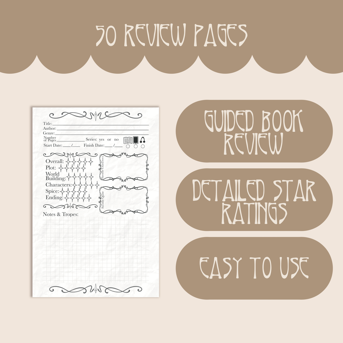 Book Dragons | 6"x9" Reading Journal