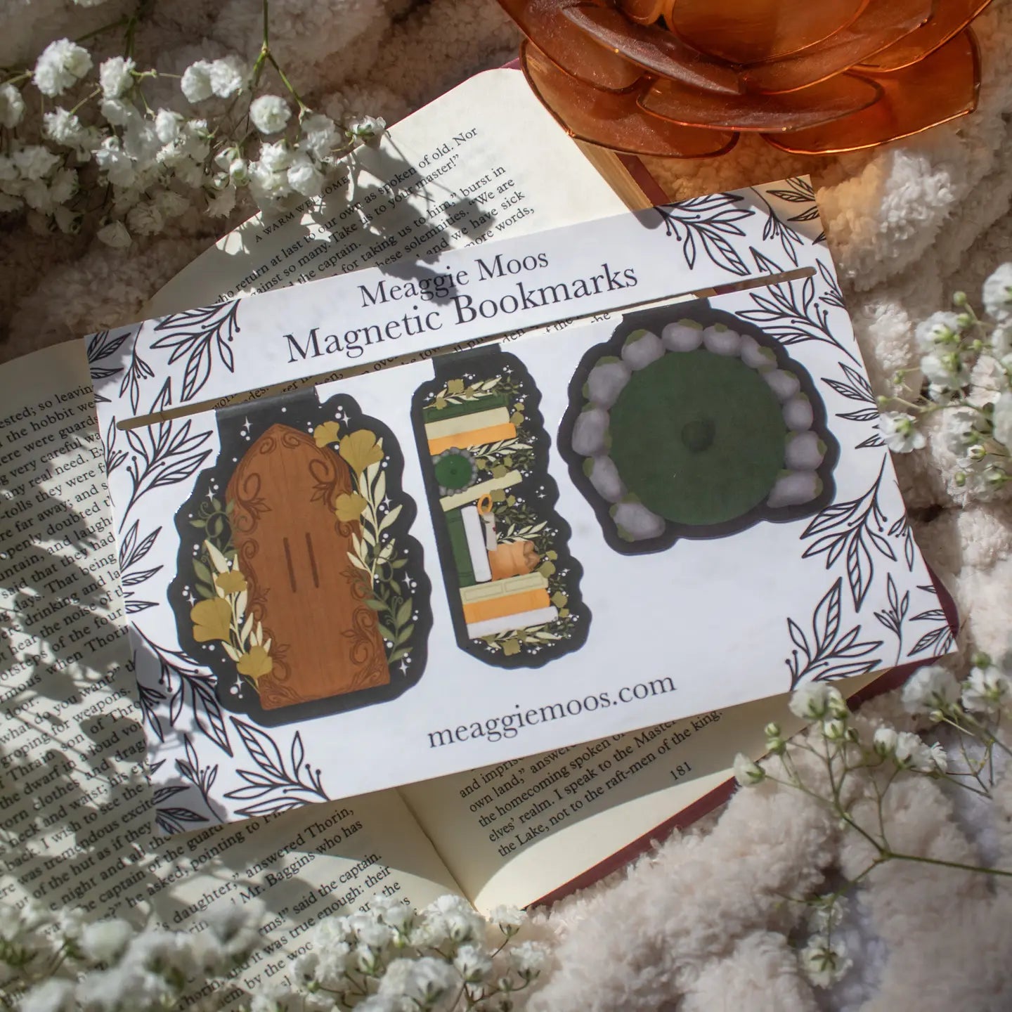 Meaggie Moos Magnetic Bookmarks