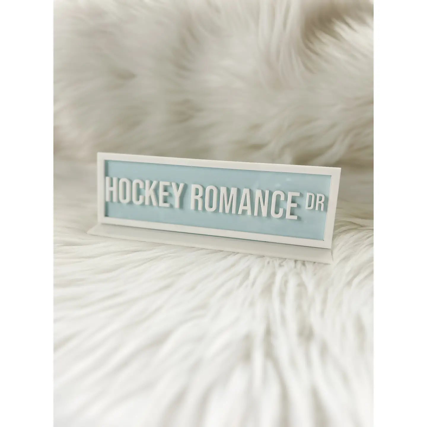 Acrylic Shelf Sign with Stand