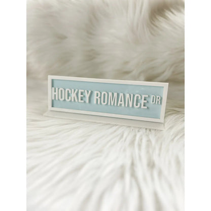 Acrylic Shelf Sign with Stand