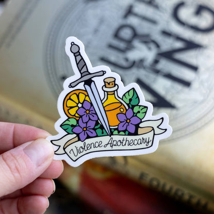 Violence Apothecary Sticker | Fourth Wing