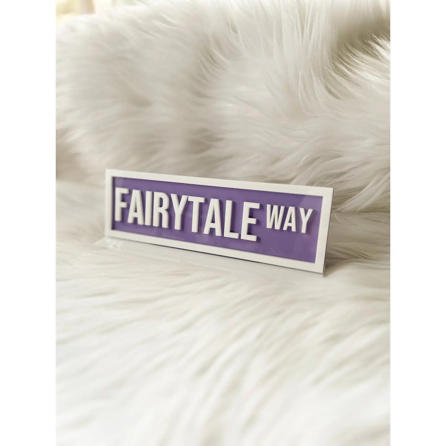 Acrylic Shelf Sign with Stand