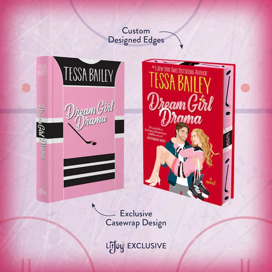 Dream Girl Drama (Big Shots #3) by Tessa Bailey Signed Deluxe Lit Joy Edition - Hardcover Used