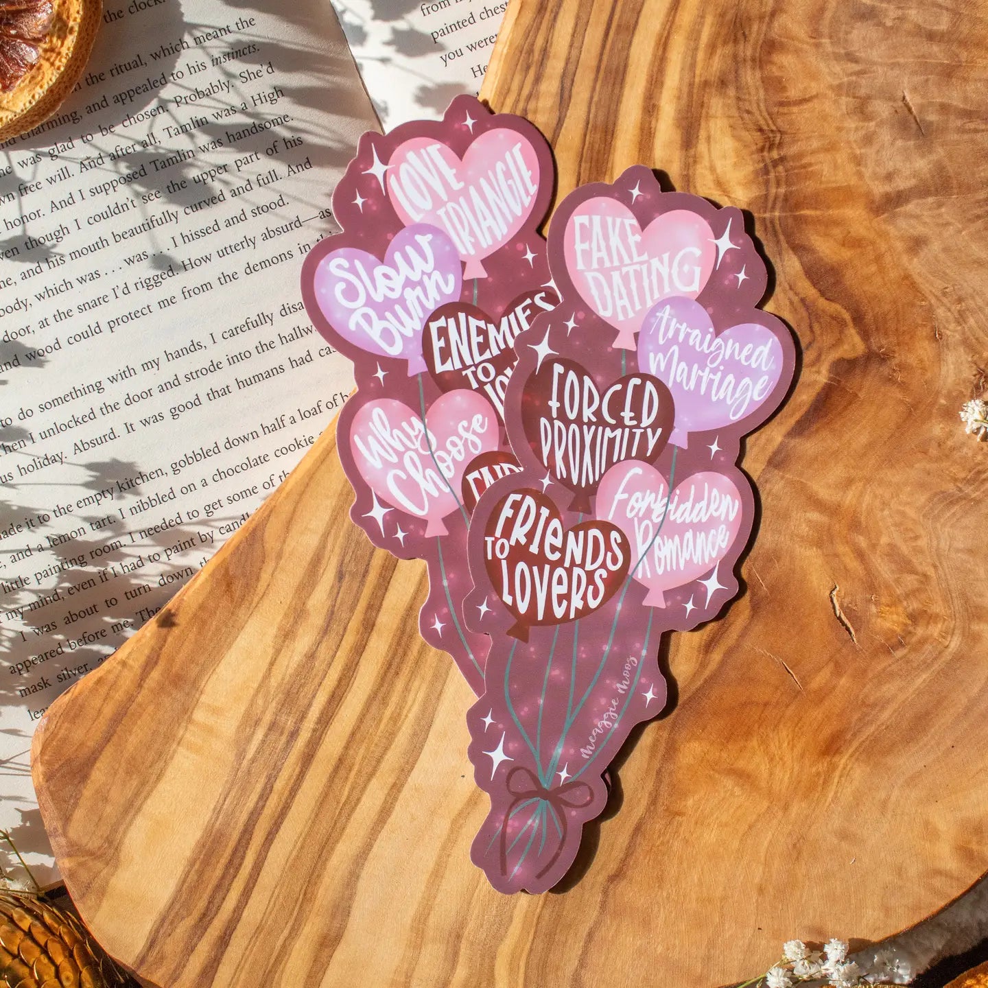 Meaggie Moos Die-Cut Bookmarks