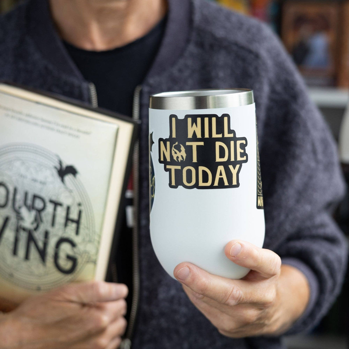 I Will Not Die Today Sticker | Fourth Wing