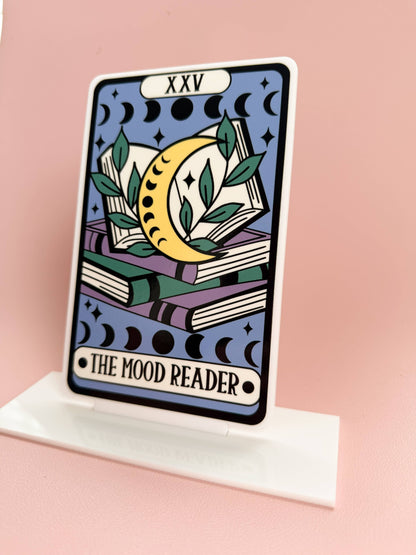 Mood Reader Tarot Card Acrylic Shelf Sitter w/Stand