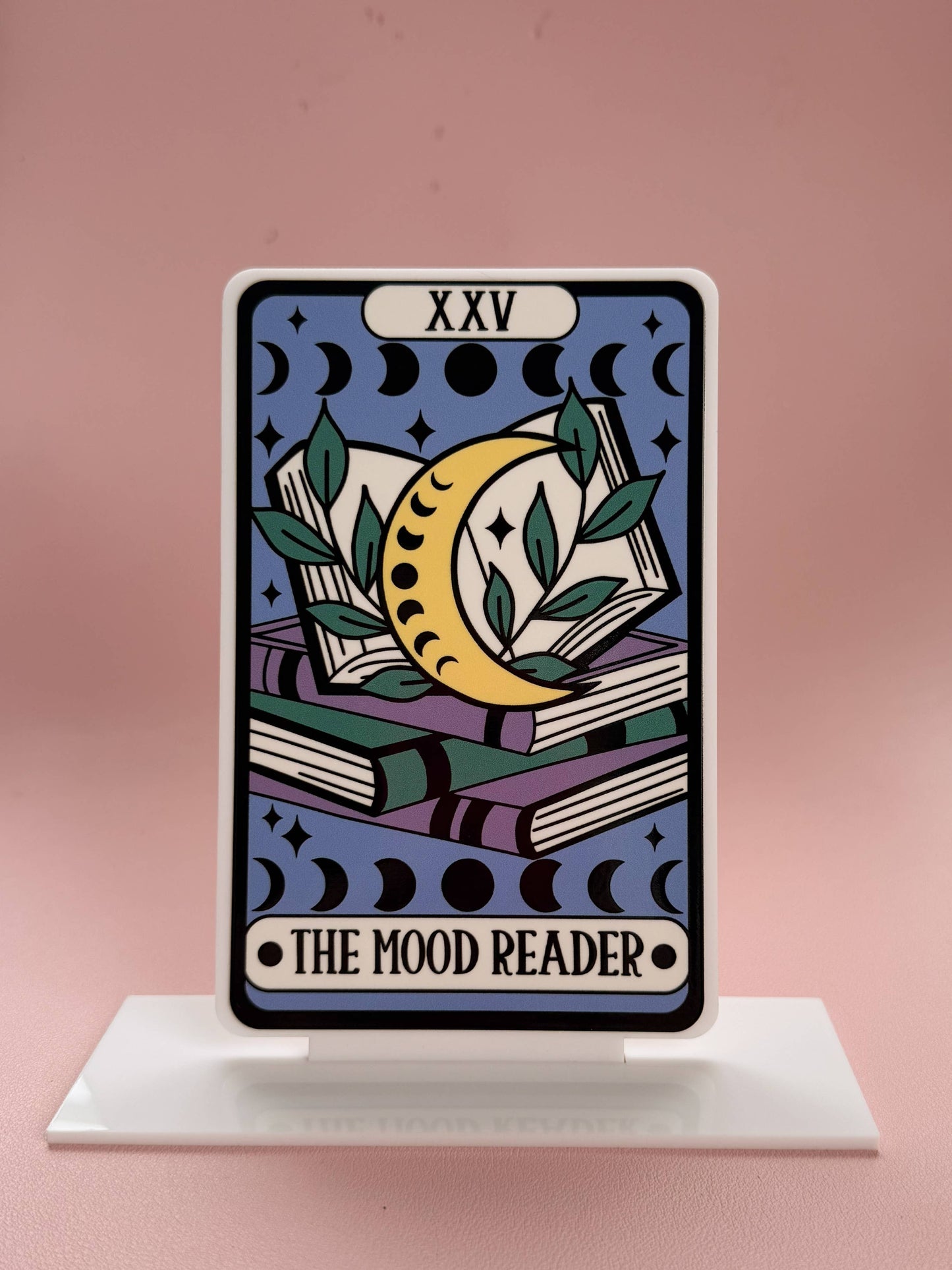 Mood Reader Tarot Card Acrylic Shelf Sitter w/Stand