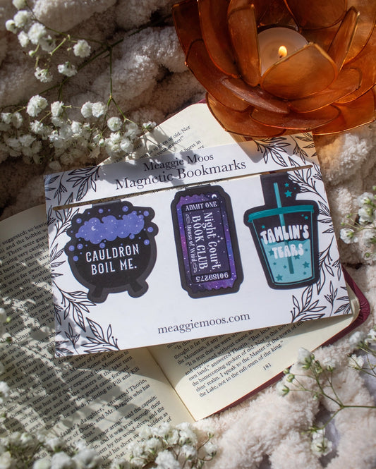 Meaggie Moos Magnetic Bookmarks