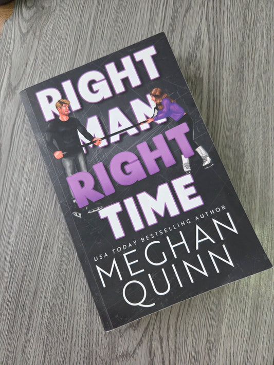 Right Man, Right Time (The Vancouver Agitators #3) by Meghan Quinn - Used