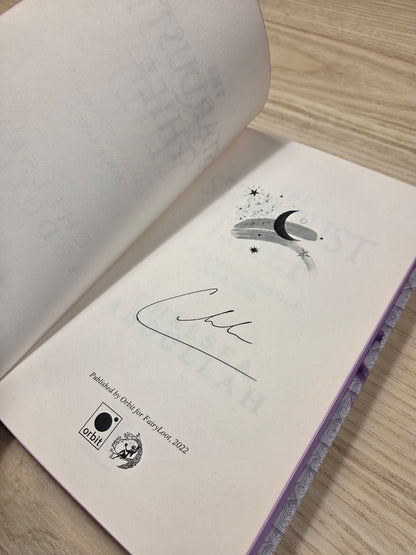 The Stardust Thief by Chelsea Abdullah - Fairyloot Exclusive Signed Hardcover Used