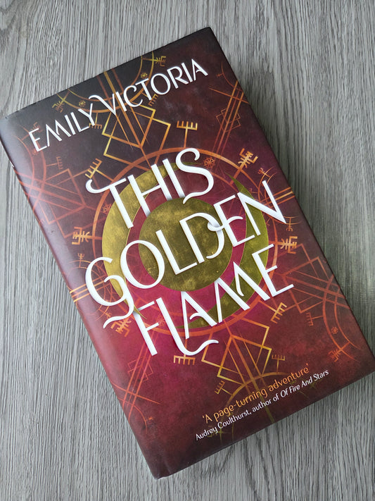 This Golden Flame by Emily Victoria - Hardcover Signed Fairyloot Edition Used