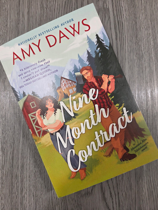 Nine Month Contract (Mountain Men Matchmaker #1) by Amy Daws - Used