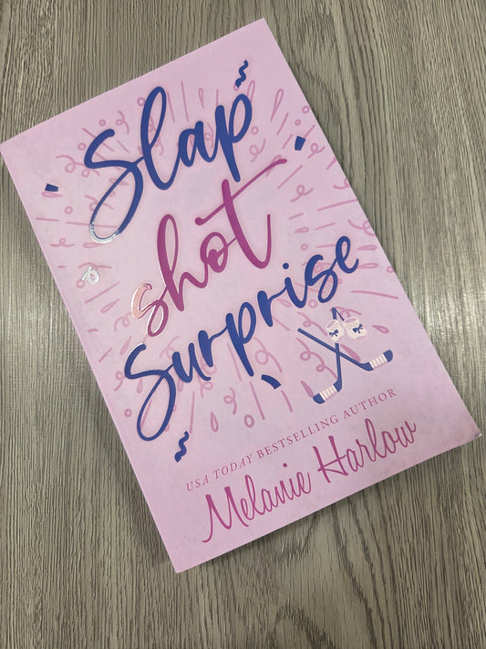 Slap Shot Surprise (Cherry Tree Harbor #5) by Melanie Harlow - Sprayed Edge Used