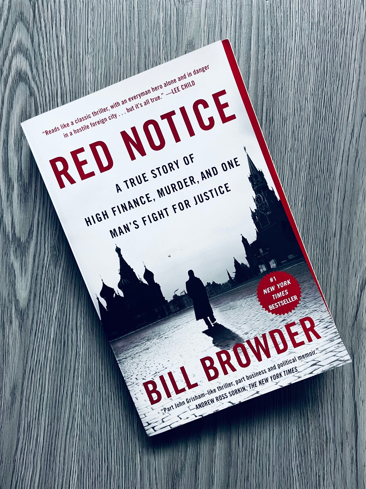 Red Notice: A True Story of High Finance, Murder, and One Man's Fight for Justice by Bill Browder-Used